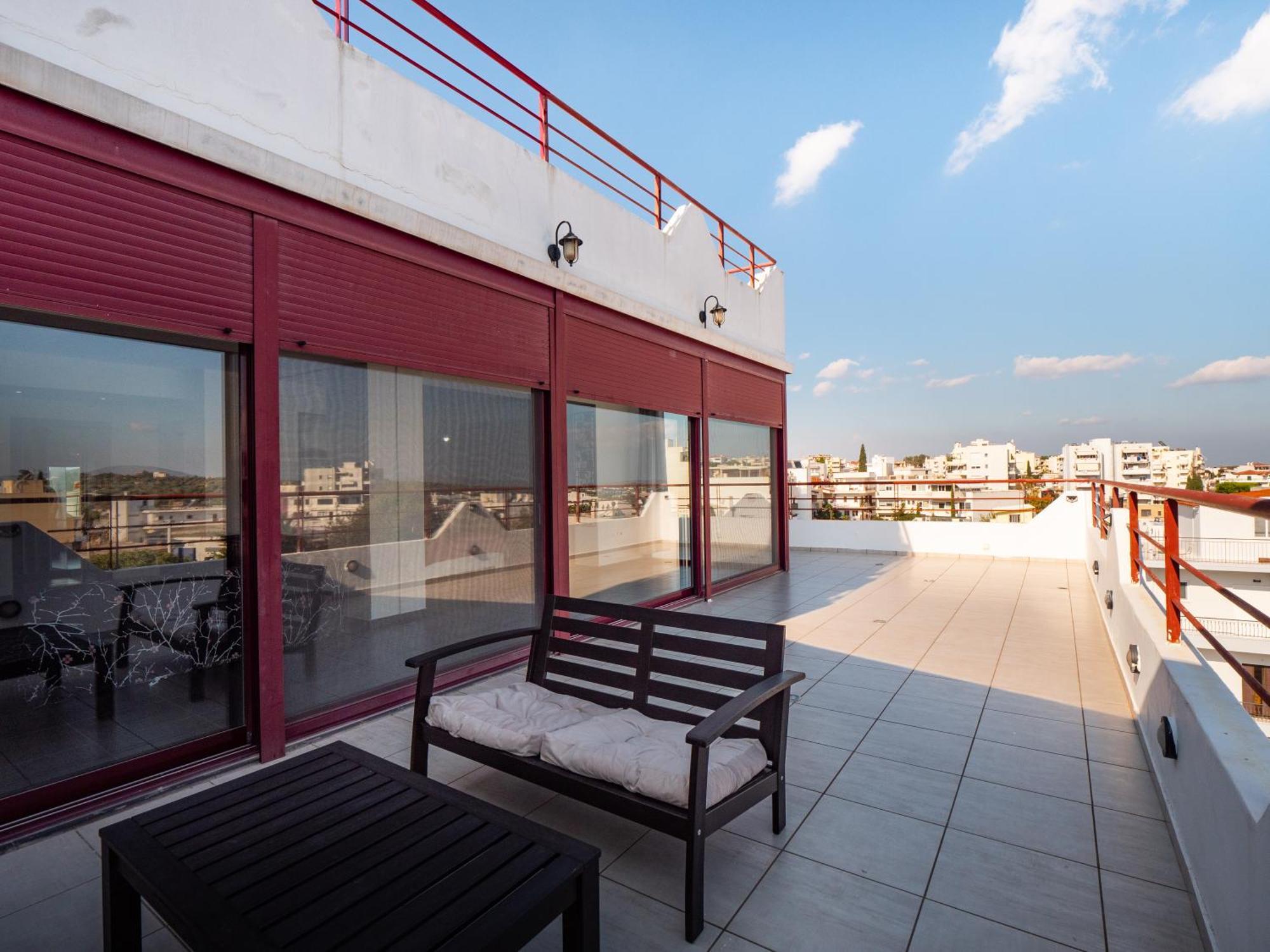 Luxury View Apartment 10Min From Athens Airport Koropí Kültér fotó